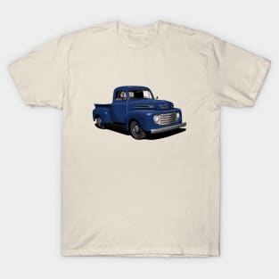 1950 Ford F1 Pickup Truck in dark blue T-Shirt